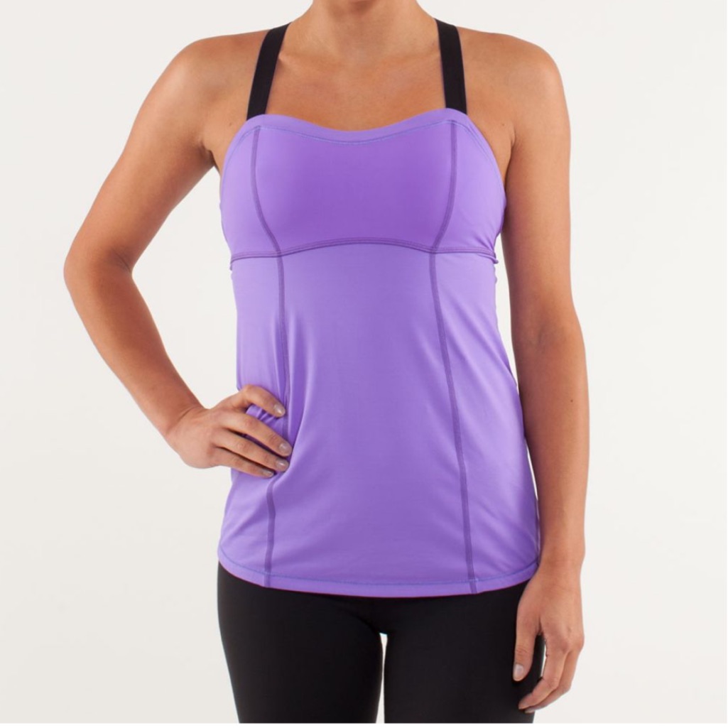 Lululemon Run Catch Me Tank In Power Purple